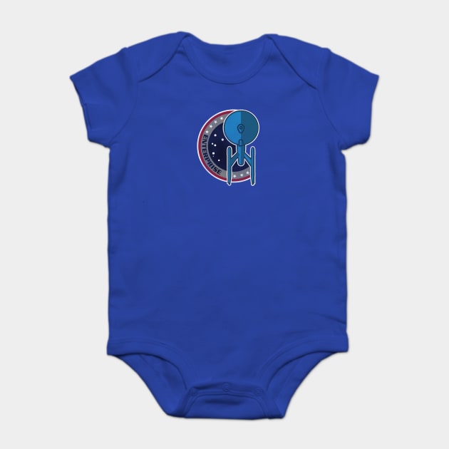 VINTAGE ENTERPRISE PATCH V3 Baby Bodysuit by JWDesigns